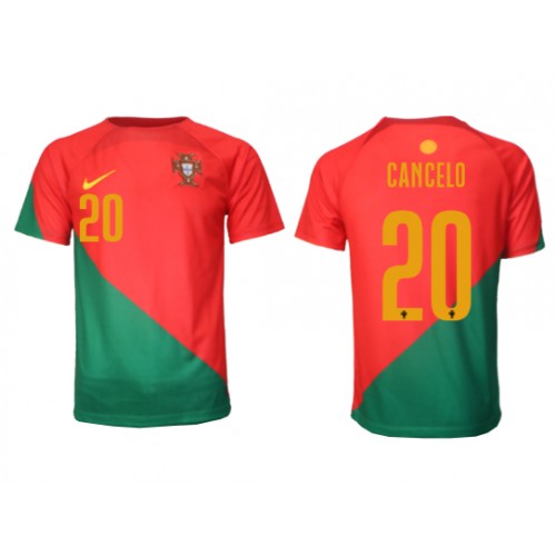 Moški Nogometni dresi Portugalska Joao Cancelo #20 Domači SP 2022 Kratek Rokav